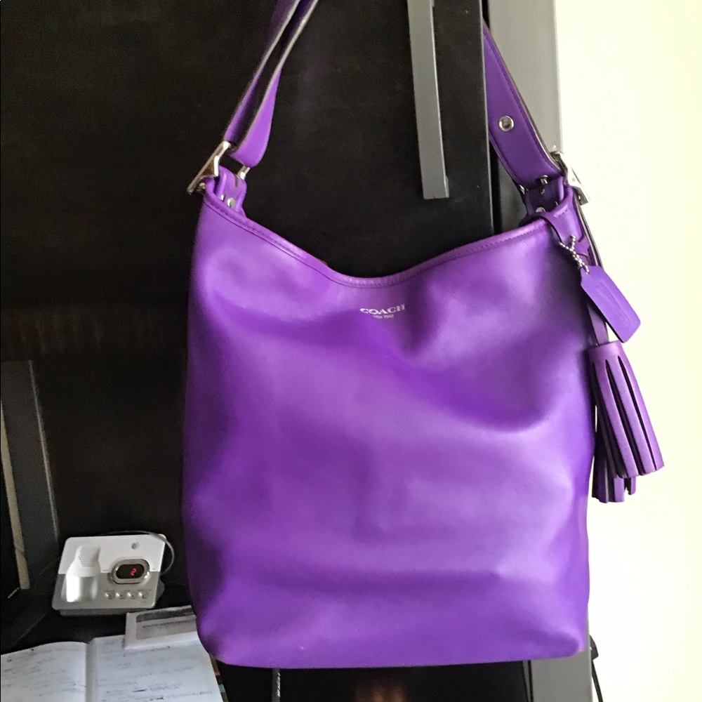 COACH PURPLE PURSE